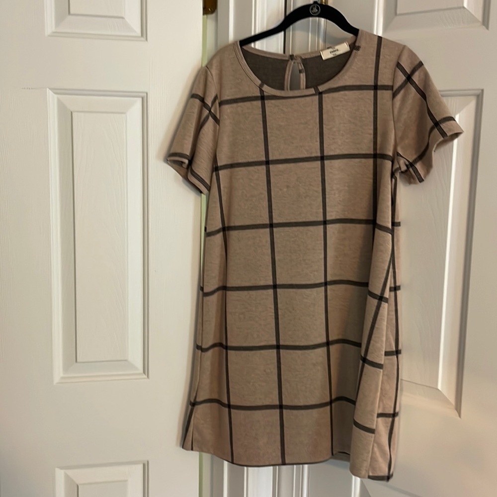 Entro Plaid Mini Dress
